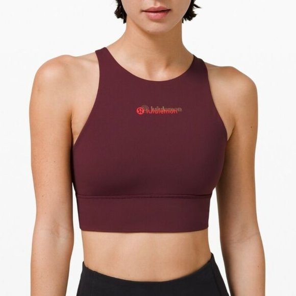 Lululemon Energy High Neck Sports Bra Size 4 - Picture 1 of 7